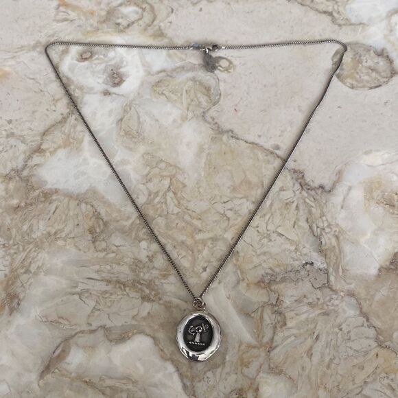 Pyrrha Hopeful Ambition Sterling Silver Unisex Talisman Necklace - Picture 7 of 9